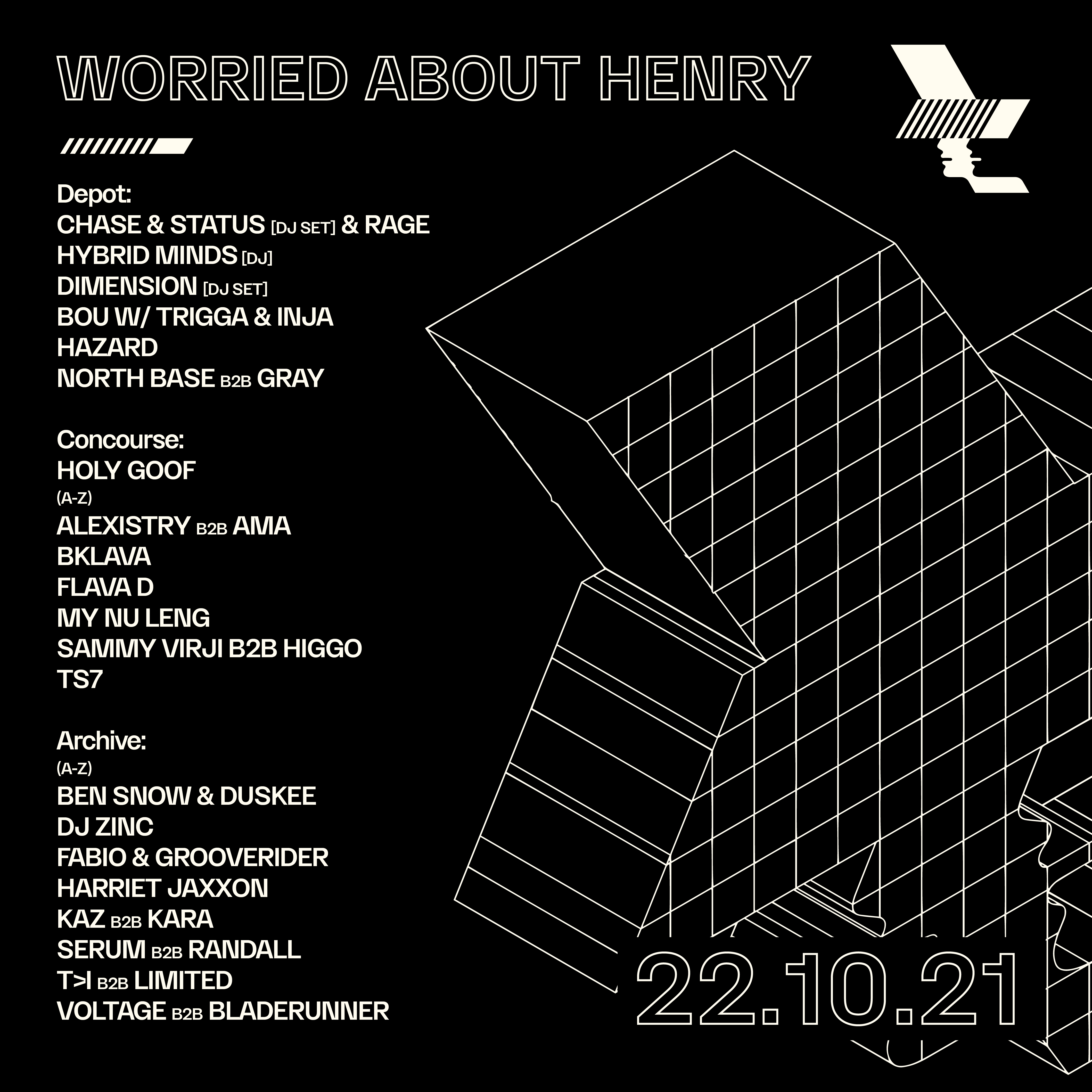 Announcing our 3 new shows with The Warehouse Project