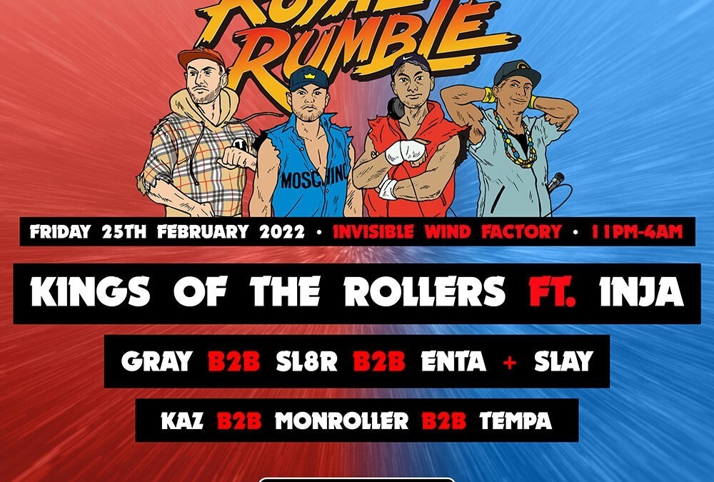 Full Line up for Kings Of The Rollers Royal Rumble Liverpool