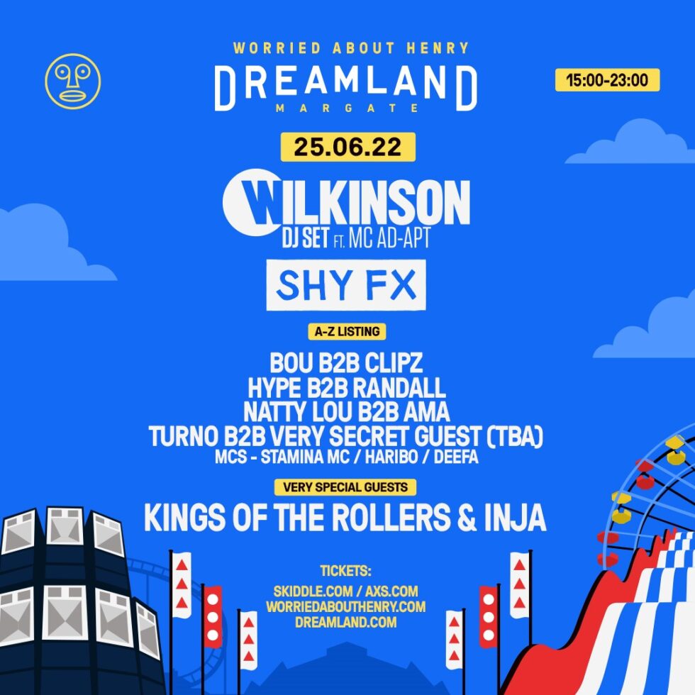 Dnb All Dayer At Dreamland Margate This June Worried About Henry 9711